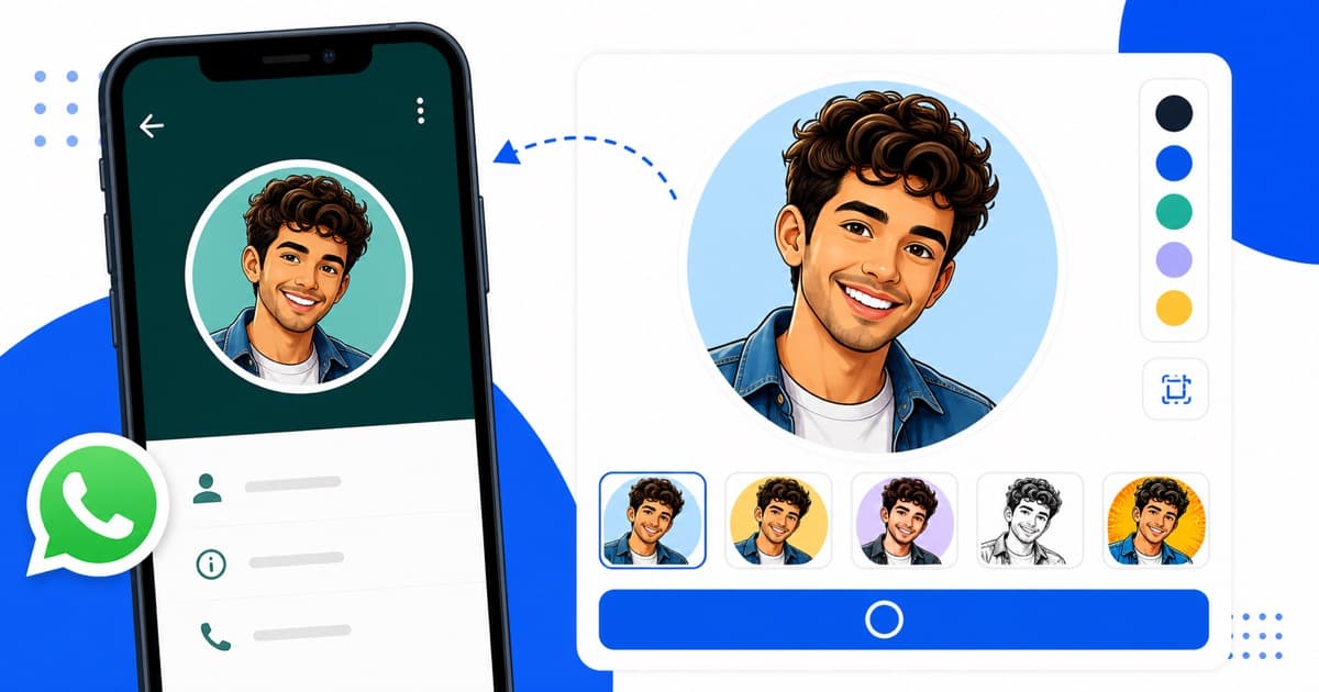 Cartoon Photo Editor for WhatsApp DP — Free Online