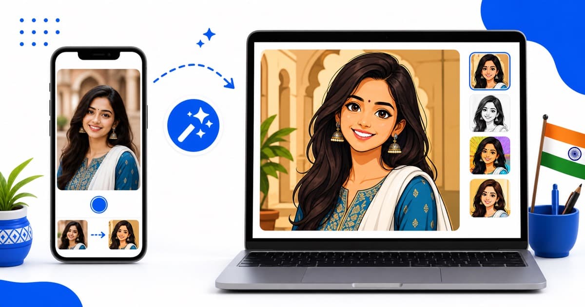 Photo Ko Cartoon Kaise Banaye — Free Online Tool (2025)